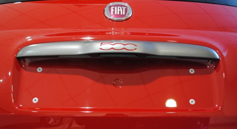 fiat 500 trunk handle