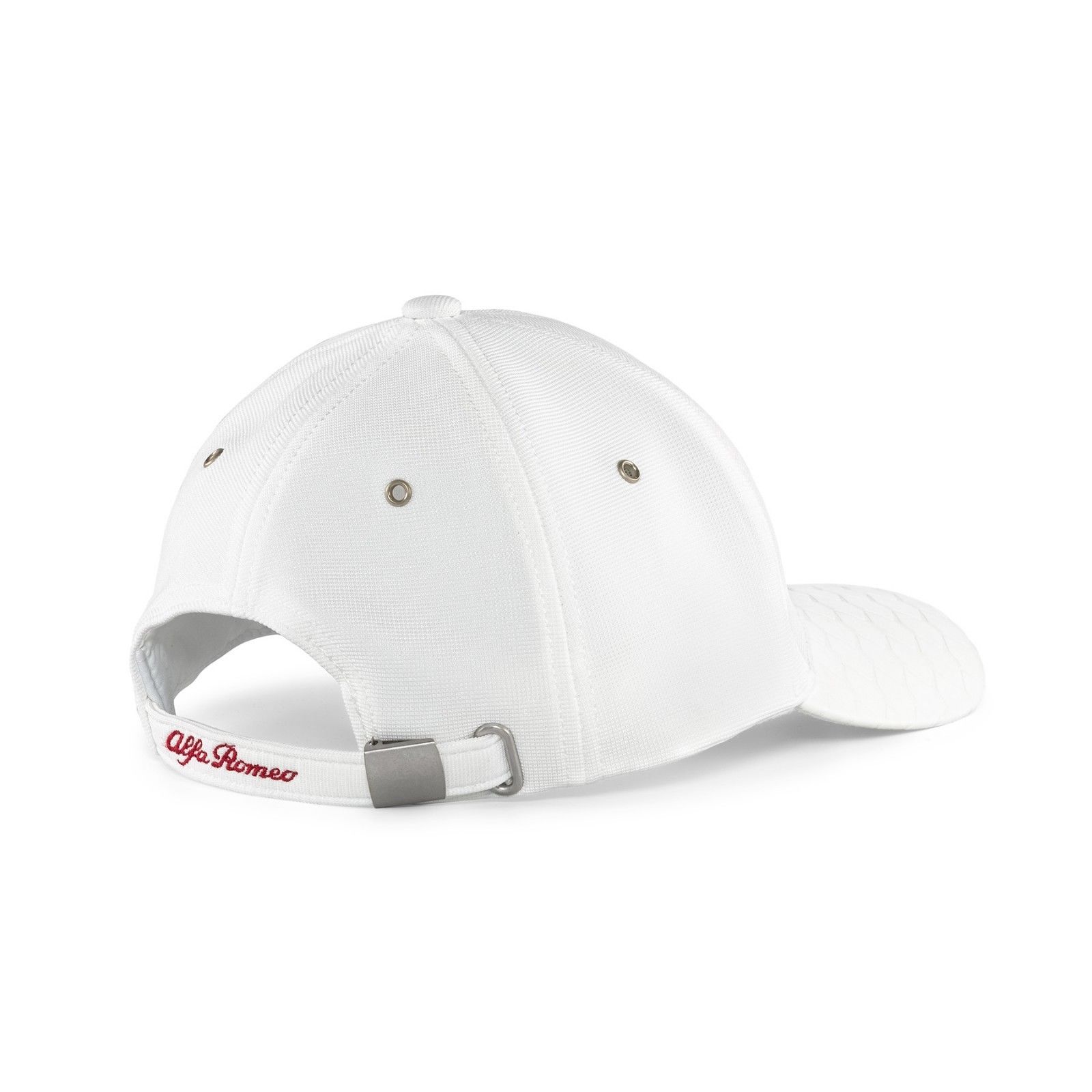 Alfa Romeo White Baseball Cap Hat Snap Back New Genuine 6002350057